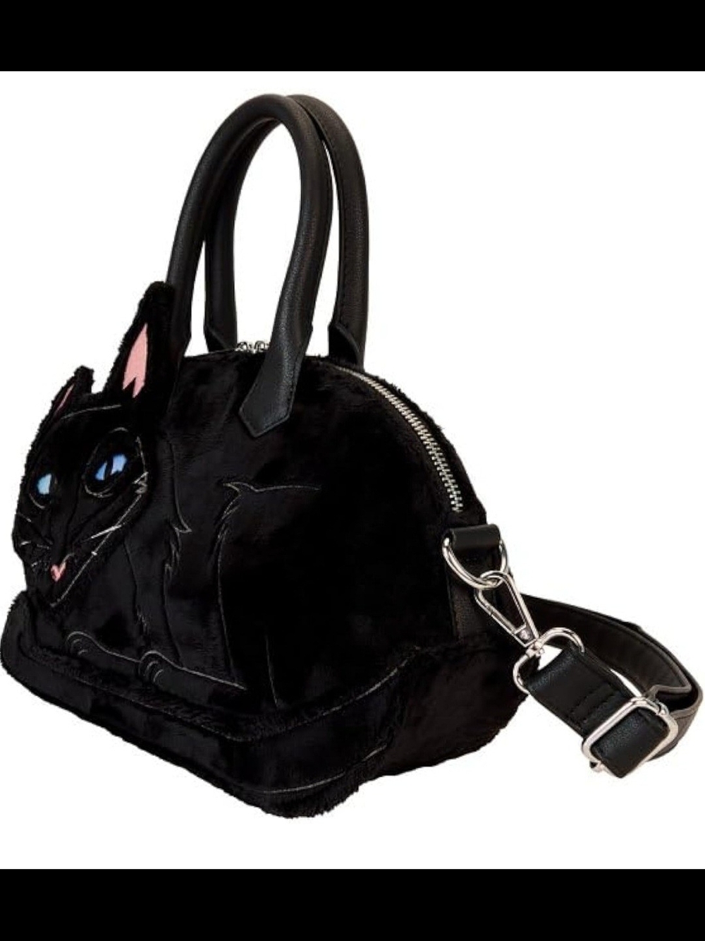 Coraline 15th Anniversary Cat Plush Crossbody Bag - Limited Edition NWT - Picture 2 of 5